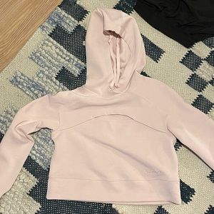 Lululemon Get Centered Misty Pink hoodie, size 2